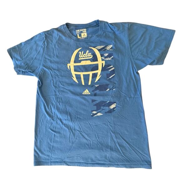 UCLA Adidas Football 2014 NCAA Gameday  Tee T-Shirt size L UNIV of CALIFORNIA - Picture 1 of 6